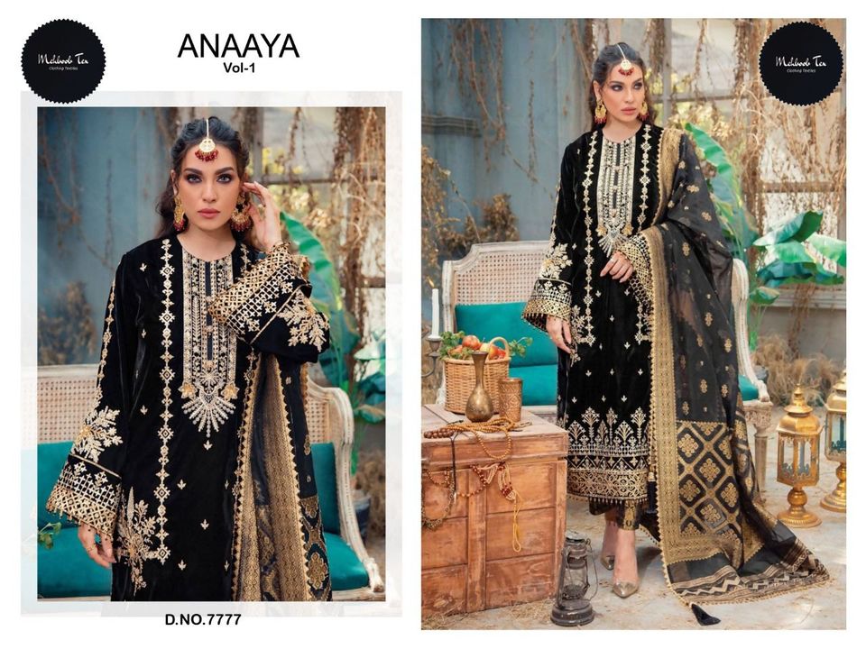 Post image In this cataloge having faux Gorgette top with heavy multi Sequence thread work with heavy dupatta work….
*Description: Annaya vol 1*   🍁🍃🍂🍃🍁🍃🍂*1-TOP:-Pure Faux Gorgette with embro, neck , sleeve , daman multi seq work * *2-Bottom:-Dull santun**3-Inner:- Dull santun**4-Dupatta:-Pure butterfly 🦋with thread multi sequence work with 4 side border*5-Design:- 1 Pcs*

FOR MORE INFORMATION CONTACT ON WHATSAPP:+918849816118 

*SPECIAL- SPECIAL*
Having limited stockPlease order now