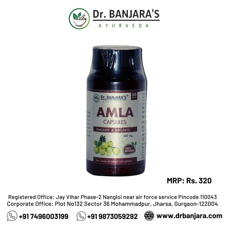 Amla capsule uploaded by Dr.Banjara Pharmaceuticals Pvt Ltd on 2/2/2022