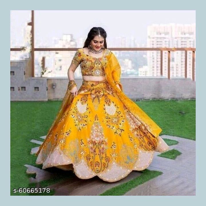 Post image I want 1 Metres of Lengha and saree.
Below are some sample images of what I want.