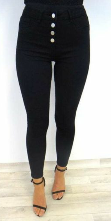 Ansh Fashion Wear Presents Women's Clean Look - Four Button - Black Jeans
 uploaded by Shoppers Stop on 2/3/2022