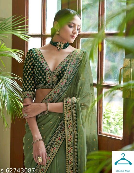 Women's Bollywood niharika saree uploaded by business on 2/3/2022