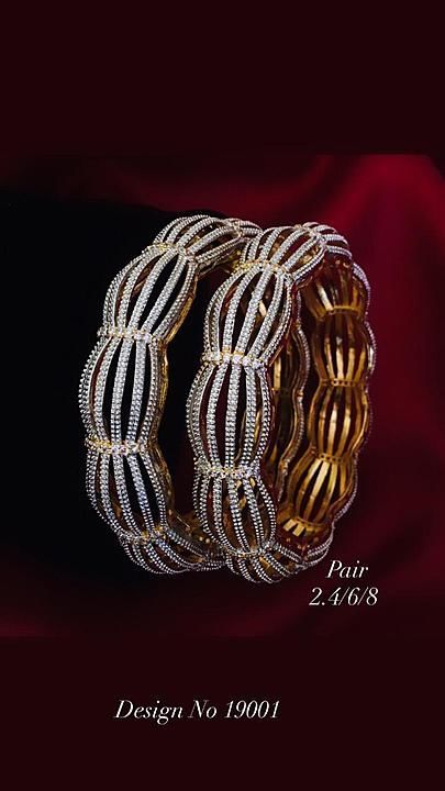 American diamond bangles uploaded by business on 10/6/2020