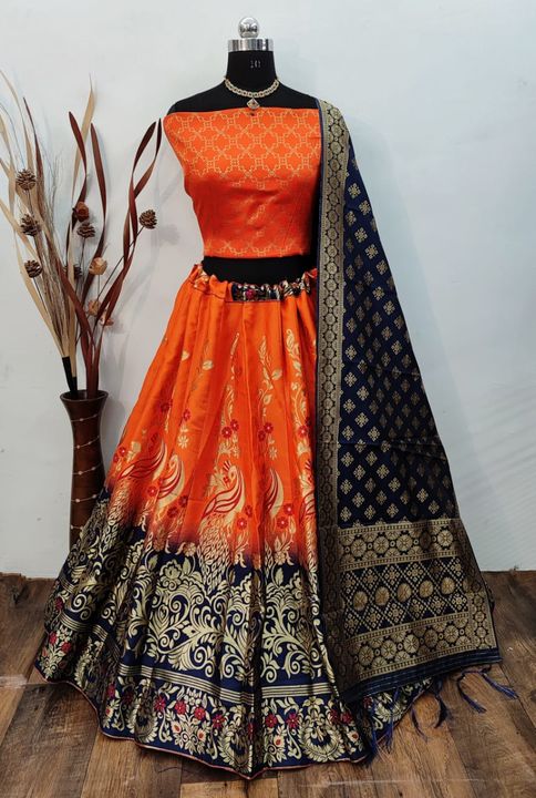 Banarasi lehenga uploaded by business on 2/3/2022