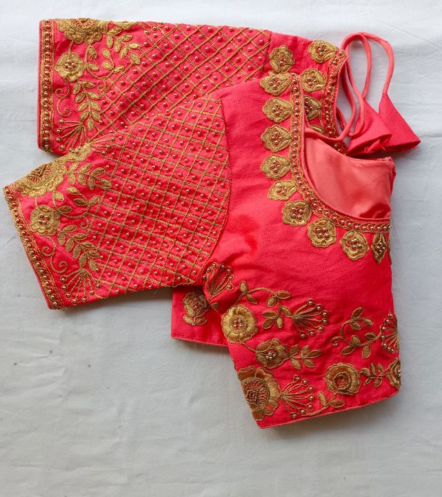 Work blouses uploaded by Sarees shop on 2/3/2022