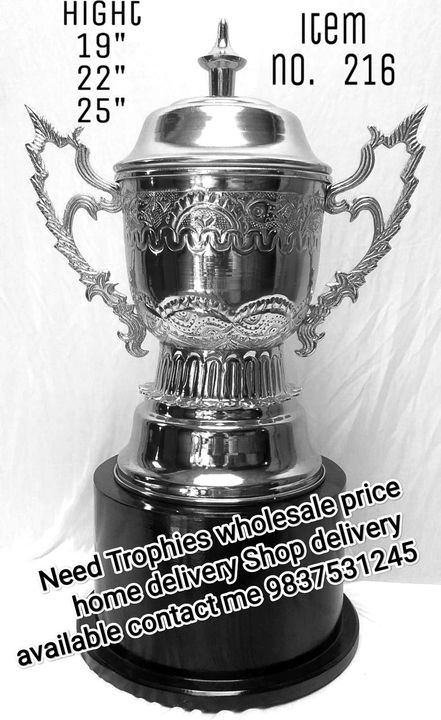 Need Trophies contact me 9837531245 uploaded by Abaan Sports and Trophies on 2/3/2022