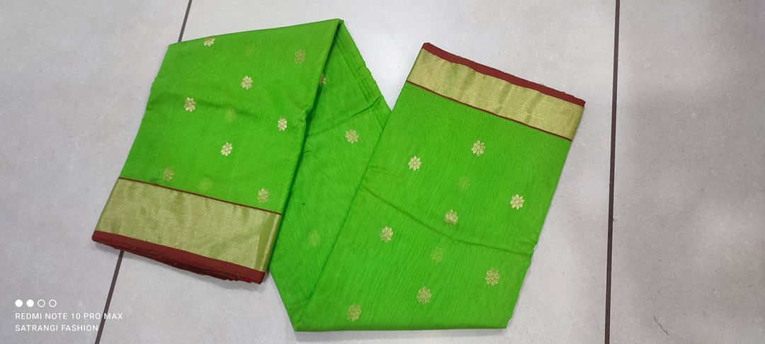 Post image Chanderi Silk Saree Available Now..
For more colours and details whatsapp @ 9687680592