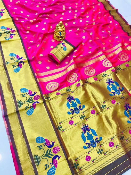 Paithani silk saree 😍🎊 uploaded by Clothing on 2/4/2022