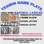 Business logo of Yeamin name plate and steel letter