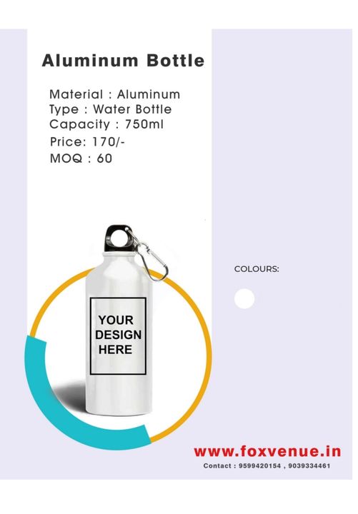 Aluminum  bottle uploaded by business on 2/4/2022