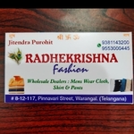 Business logo of Radhekrishna fashion warangal mens