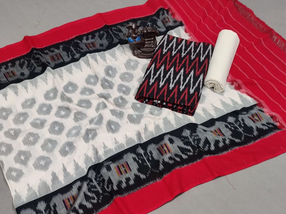 Ikkaat mercerized cotton Dress materiales uploaded by Sharath Fabrics on 2/4/2022