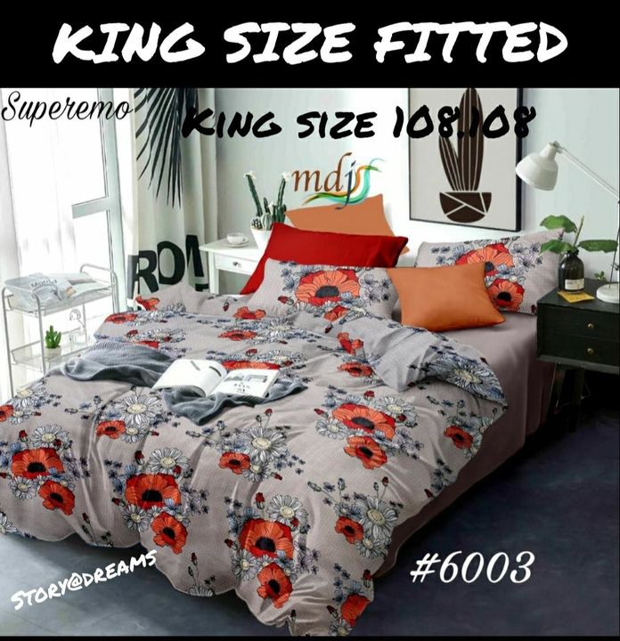 Bedsheet king & queen size  uploaded by business on 2/4/2022