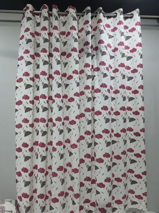 Curtain hand block Size 4×5 @ 450 1 pcs Size 4×7 @ 500 1 pcs Size 4×9 @ 575 1 pcs Cotton fabri uploaded by Ankita hand block print on 2/4/2022