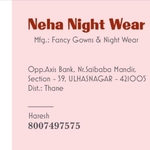 Business logo of Neha nightwear