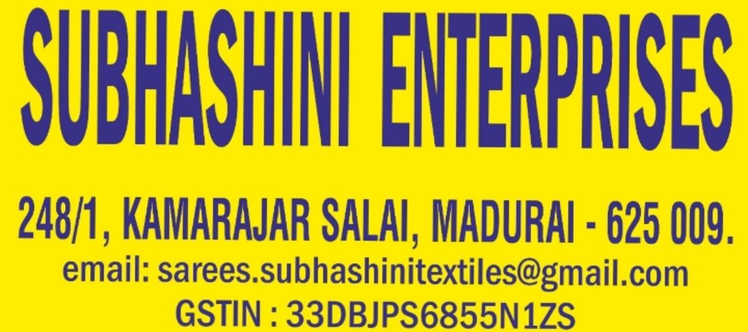 Visiting card store images of SUBHASHINI ENTERPRISES