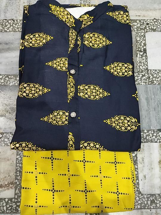 Ready kurti with plazo uploaded by business on 10/6/2020