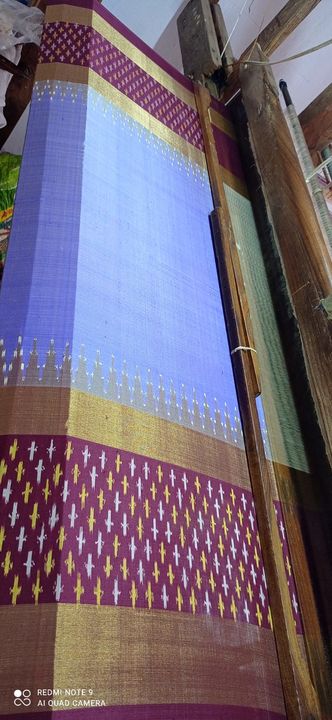 Post image Hi we r in pochampally ikkat silk sarees lehangas duppatas own weaving manufacturers