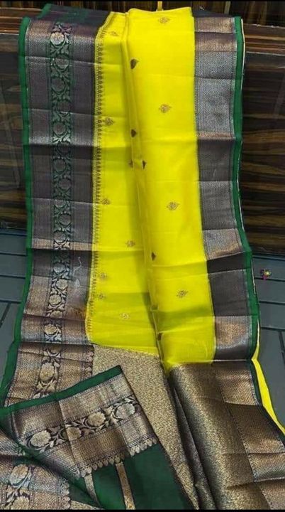 Organza saree uploaded by business on 2/5/2022