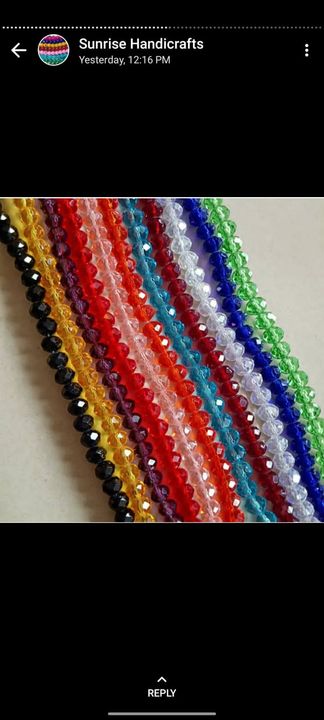 Crastal beads uploaded by Sunrise handicrafts on 2/5/2022