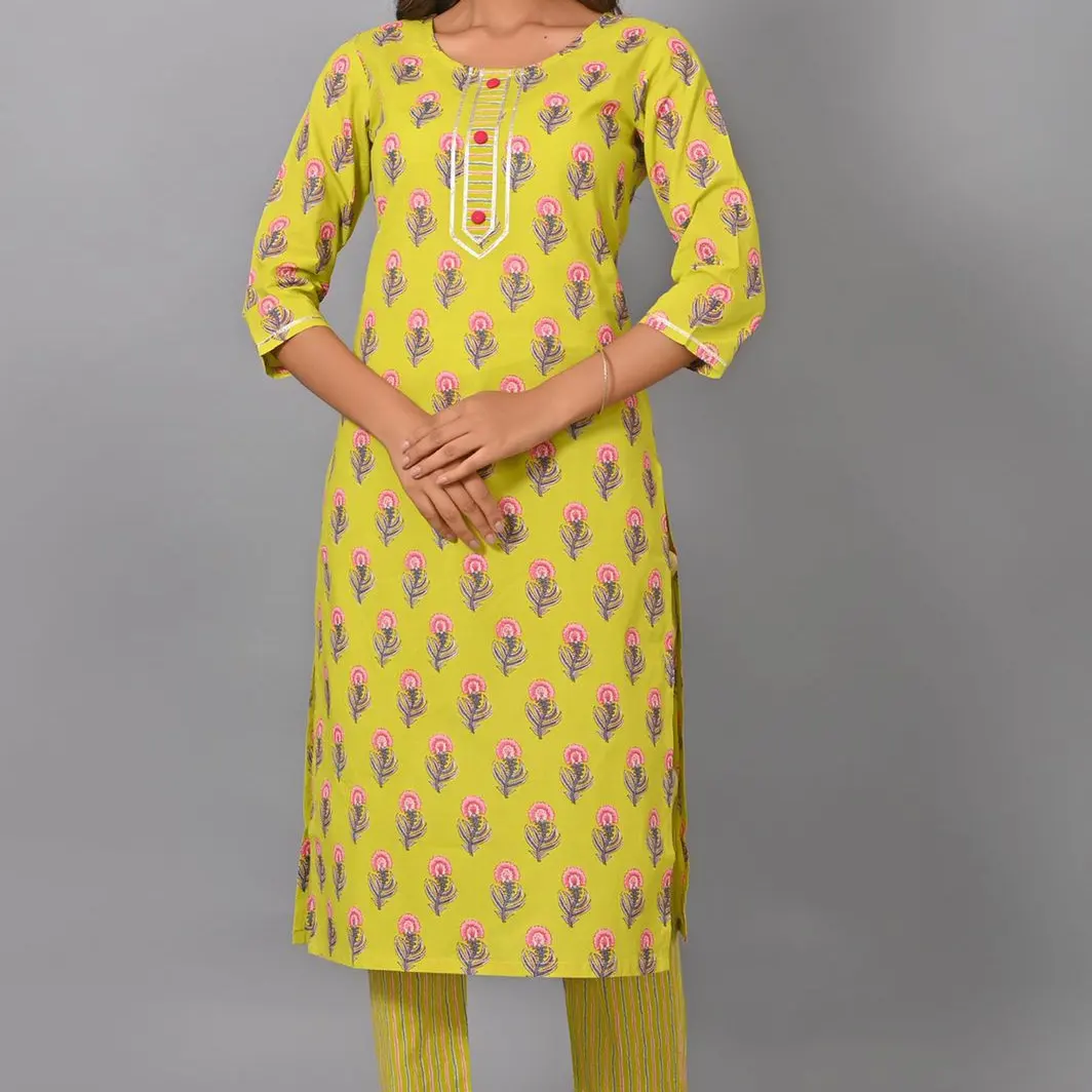 Jaipuri Kurtis uploaded by Chandra textiles on 2/5/2022