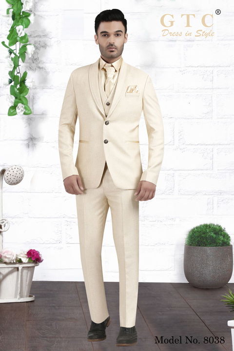 Elegant GTC- 5-piece Designer Men Suit uploaded by AMBE COLLECTIONS  on 2/5/2022