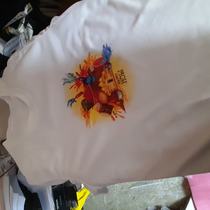 Holi T-shirt Manufacturer In Delhi NCR Noida Gurgaon uploaded by UMANG T SHIRT PRINTING on 2/5/2022