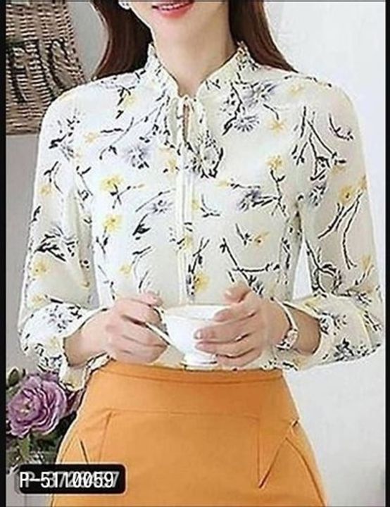 Women's White flower Printed Tie Top uploaded by Rads Products on 2/5/2022