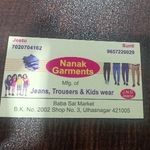 Business logo of Nanak garments