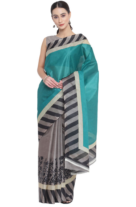 Mahotsav Women's Green Linen Blend Solid Saree With Blouse Piece
 uploaded by Mahotsav E-Solution on 2/5/2022
