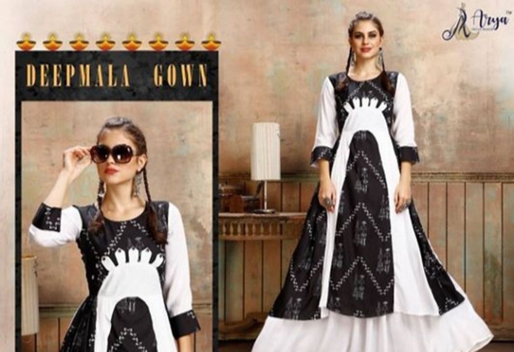 Kajal Style Double Layered Cotton Gowns uploaded by Exclusive Deals on 2/5/2022