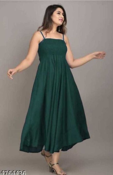 Patni Flared/A-line Gown (Green) uploaded by business on 2/5/2022