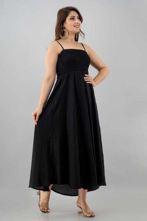 Patni Flared/A-line Gown (Black) uploaded by business on 2/5/2022