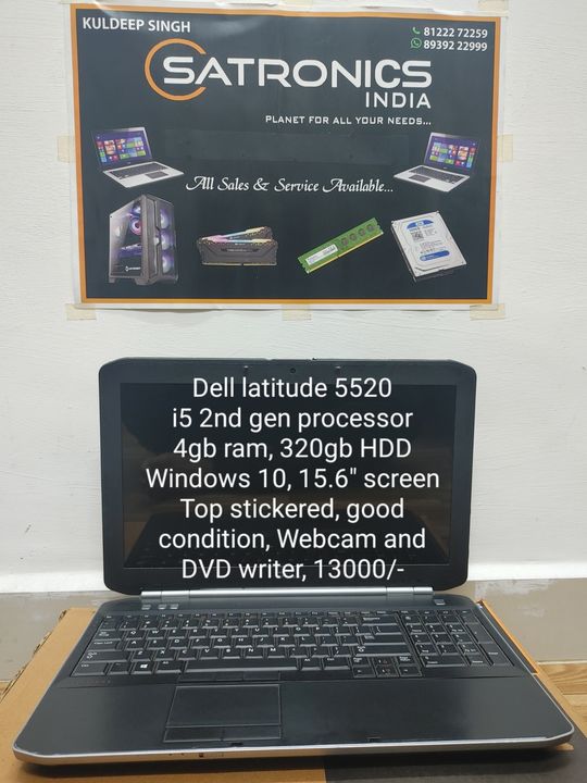 Dell latitude 5520 uploaded by Satronics India on 2/5/2022