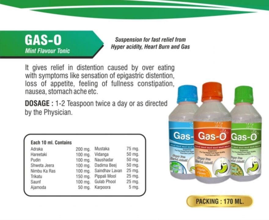 Gas-O Antacid  uploaded by Thaper Pharmaceuticals on 2/6/2022