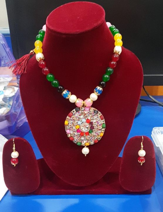 Post image Pearl sets are available in jus 160 rs