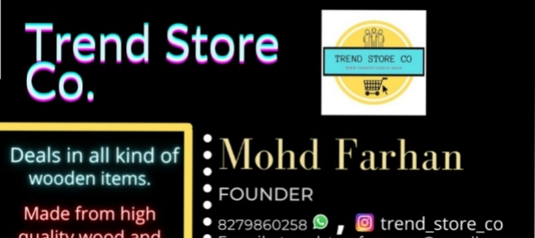 Visiting card store images of Trend Store Co
