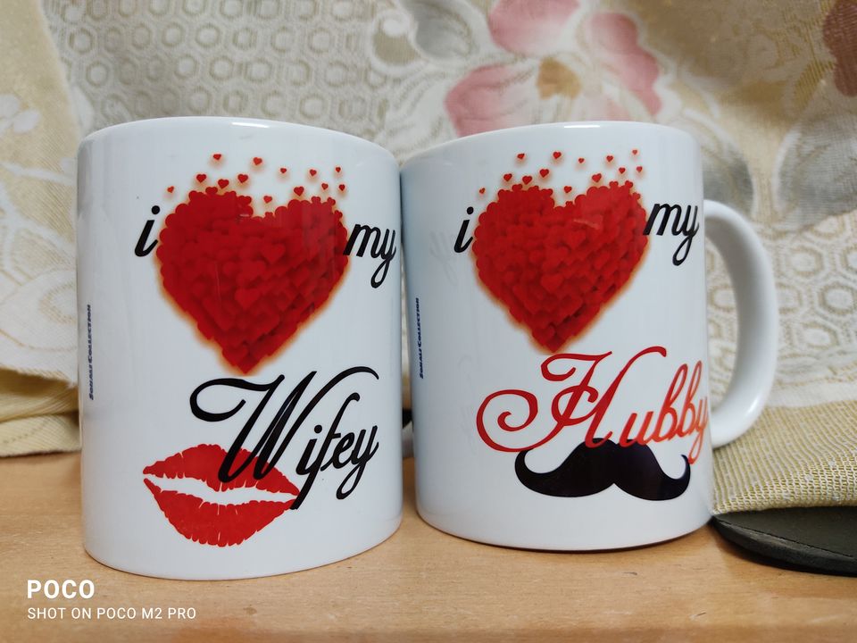 Customised Couple Mugs Set uploaded by ISHMEET ENTERPRISES on 2/6/2022