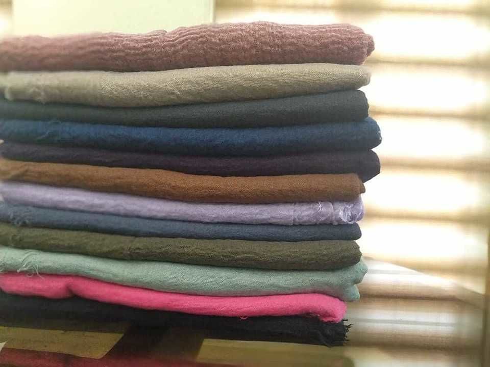 Crinkled Cotton Hijab, Assorted Colours uploaded by business on 10/6/2020