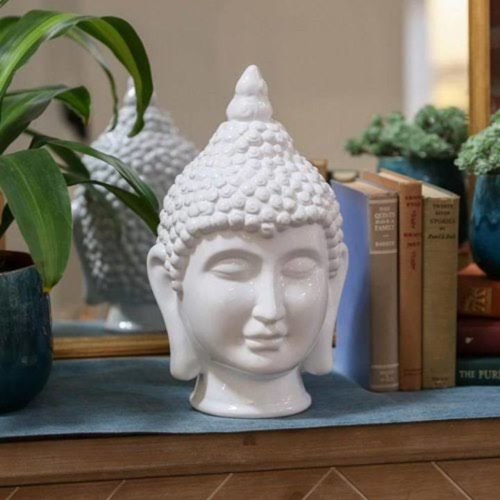 Ceramic Buddha Head uploaded by business on 2/6/2022
