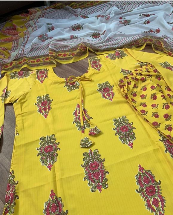 Kurta pant suit uploaded by Alwaz Collection on 2/6/2022