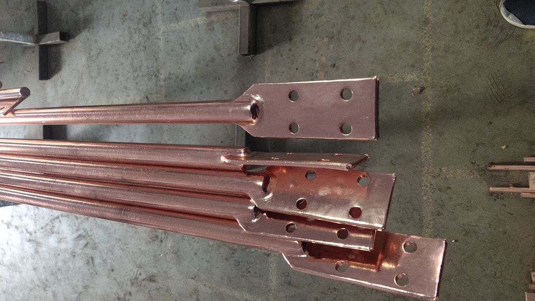 Post image 25 mm copper bonded rod type earthing