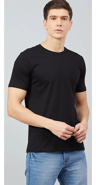Black T-Shirt 160 GSM  uploaded by INDIA PRIME on 2/6/2022