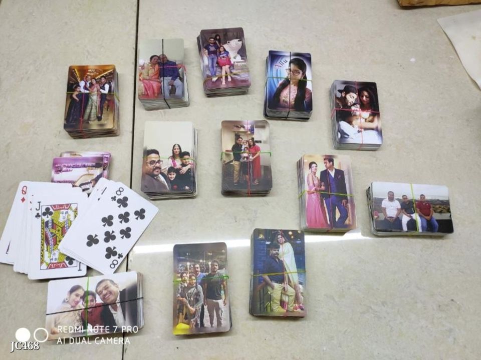 Post image Catalog Name: customize playing cards
*Playing Cards*
🥰🥰 *Best Gift* 😍😍




*PLASTIC BOX FREE* 
*MAKING DAYS 4*