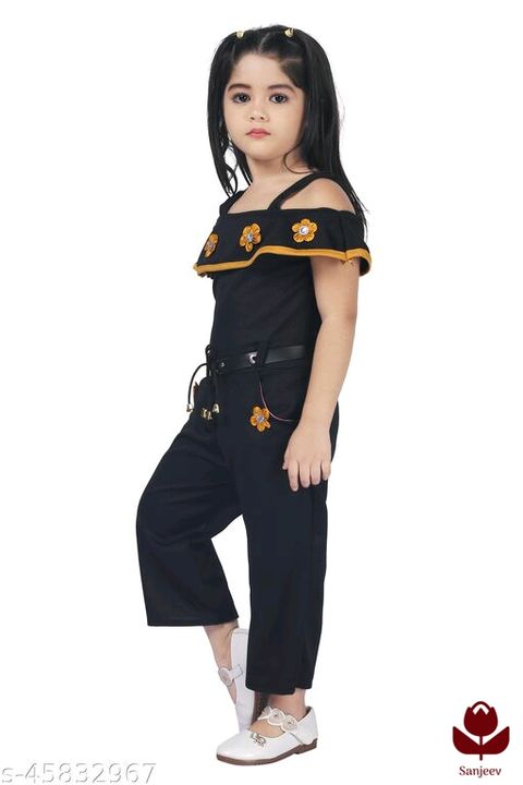 :*Flawsome Stylish Girls Frocks & Dresses* Fabric: Cotton Sleeve Length: Short Sleeves P uploaded by business on 2/7/2022