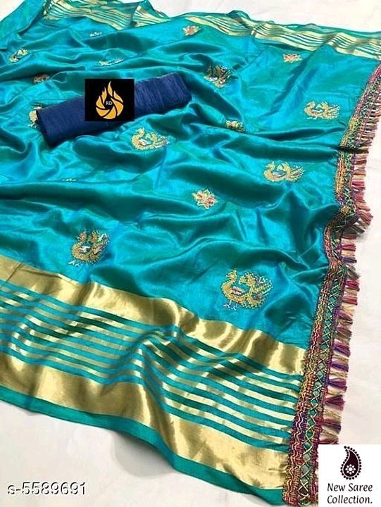 Rich look..soft silk saree uploaded by Namsur collection  on 6/11/2020