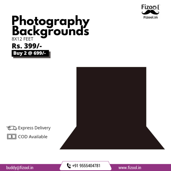 Photography Backdrop - Black uploaded by business on 2/7/2022