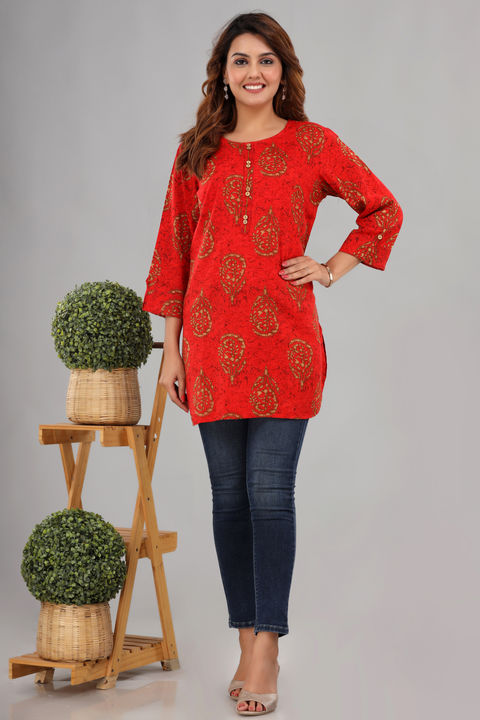 Short kurti uploaded by business on 2/8/2022