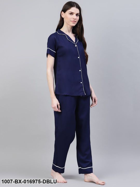 Rayon Solid Shirt & Pyjama set uploaded by PR Retail on 2/8/2022