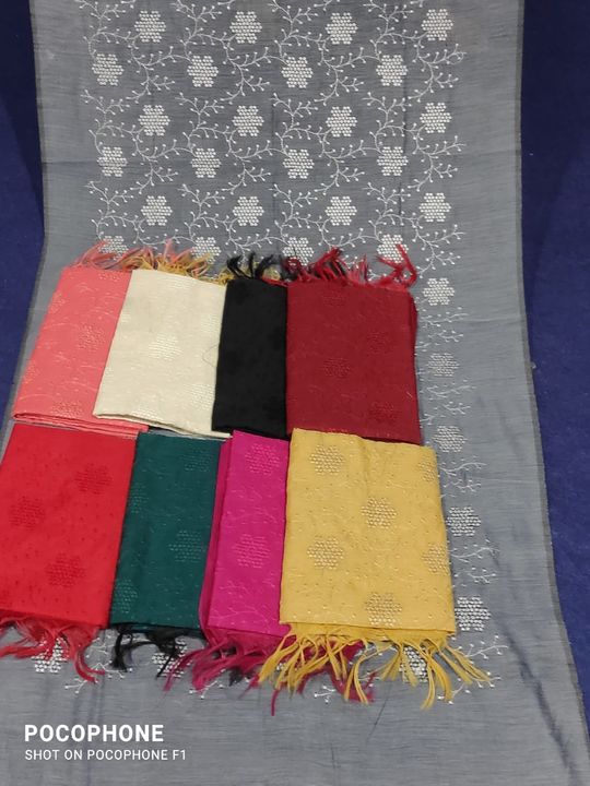 Cotton embroidery dupatta uploaded by business on 2/8/2022