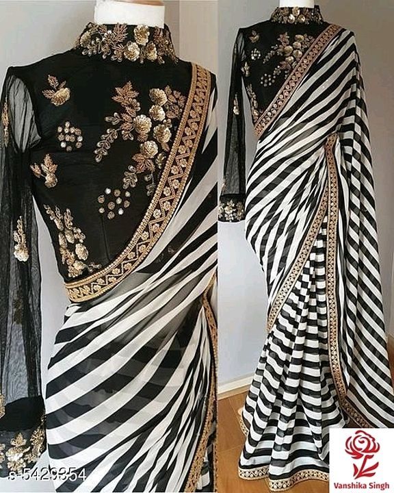  new look saree uploaded by  online selling business on 10/7/2020